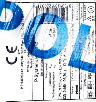 Podlahový polystyren EPS 150