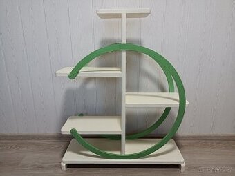 Zajímavý starožitný květinový stojan ART DECO