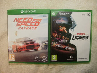 Závodní hry na XBox ONE - NFS - Payback + Grid - Legends