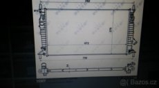 chladič vody ford, mazda, volvo