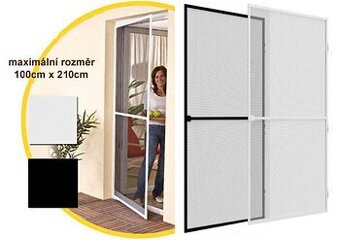 Síť do dveří proti hmyzu - materiál hliník - nová ,nepoužitá