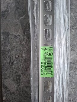 Lišta ukončovací L Havos kartáčovaný, nerez 12,5mm