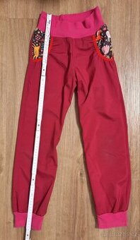 Detske/divci nepromok. kalhoty, cca 9-10 let, cca 128-134 cm