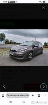 Kia Cee'd 1.6 GDI 99kw,extra vybava