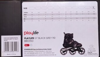 PLAYLIFE GT BLACK GREY 110