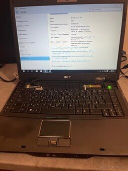 ⁠Acer TravelMate 6593 na díly - funkční GPU,LCD,deska⁠