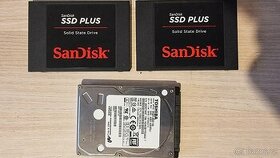 PRODÁNO - 2x SSD 1TB + 1x HDD 1TB