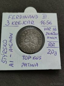 Ferdinand III. - 3 krejcar 1656 A-I