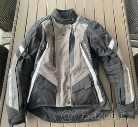 Dámská bunda na motorku Ayrton Teressa černo-šedo-bílá - 1