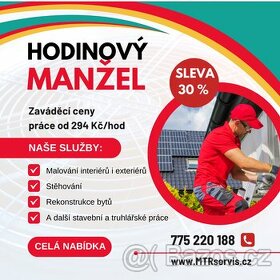Hodinový manžel Plzeň  775 220 188 - 1