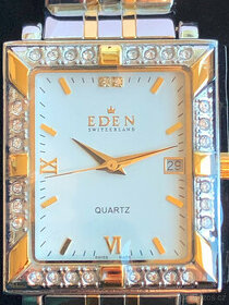 Nové  švýcařské damské hodinky Eden, strojek quartz. - 1
