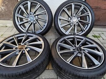 ALU 5x112 r18 WHEELWORLD + LETNÍ PNEU - PĚKNÁ SADA
