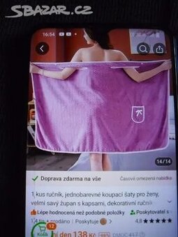 Plážový (saunový) župan