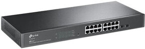 16 RJ-45 1GBit SFP opticky RACKOVY SWITCH Management TP-Link