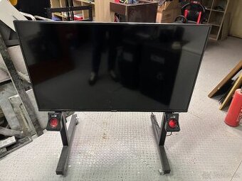 Single Monitor Stand + Thomson 49" + Genius GX Gaming - 1
