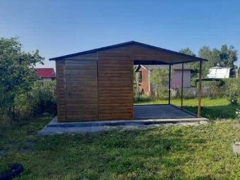 Plechová garáž 5x4m