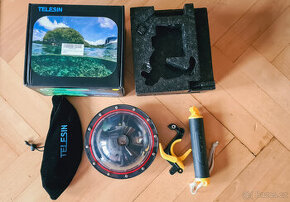 Podvodní pouzdro kopule - Telesin Dome Port pro GoPro3 a 4