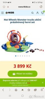 Hot wheels dráha Dinosaurus