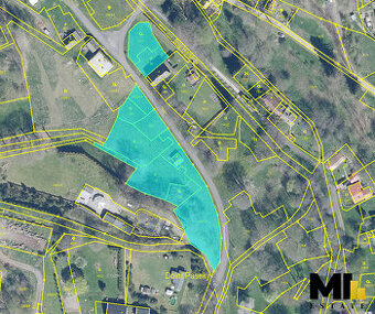 Prodej stavebních pozemků 4032 m2 v obci Dolní Paseky, okres