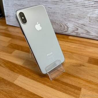 Iphone X 256GB, bílý, 100% baterie (12 měsíců záruka)