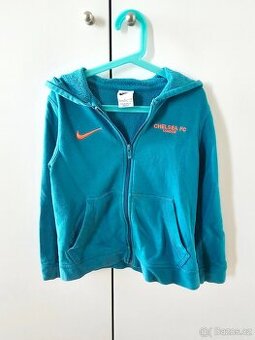 Fotbalová mikina na zip NIKE, vel. 134