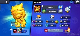 Brawl stars účet 33 700 trophy og