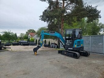 bagr AR 360, rypadlo, minibagr, motor Kubota