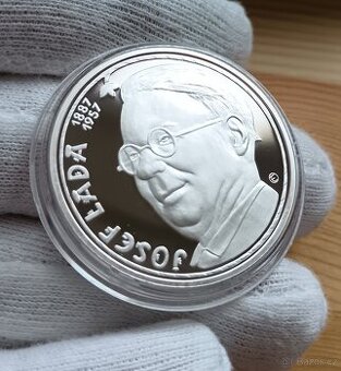 AG medaile 1oz Josef Lada etue,certifikát