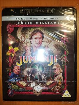 JUMANJI 1x UHD CZ + 2x Blu-Ray NOVÉ NEROZBALENÉ