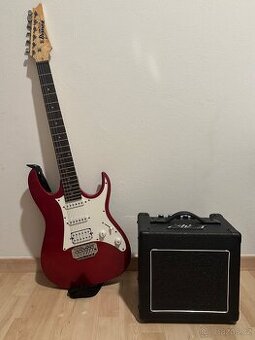Elektrická kytara Ibanez Gio + kombo Ashton