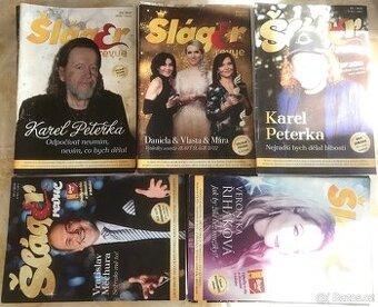 Šlágr časopisy komplet 2019/21/22/23/24 +bonus
