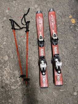 Dětské lyže 88 + hůlky