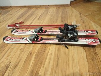 Prodám dětské lyže 90cm+ boty
