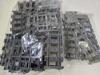 City koleje (náhrada) rovinky, zatáčky, vyhybky 104kusů