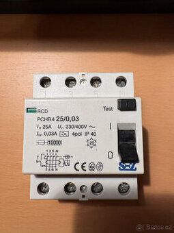 Jistče + proudový chránič