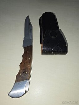 SPERBER zavírací nůž s koženým pouzdrem