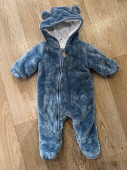 Teplá chlupatá kombinéza do 3 měsíců (cca 62-68)