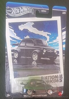 Hot Wheels premium '60s Fiat 500 modificado