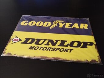 Plechová cedule Good Year Dunlop