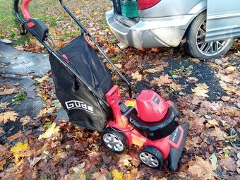 Vysavač na listí, suchou trávu s mulčovačem.