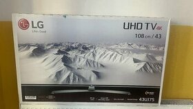 Prodám UHD 4K TV LG 108cm 43UJ7507-perfektní