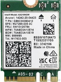 Intel AX210NGW Interní WiFi karta (WiFi 6 + 6E)