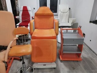 Elektrické kosmeticke/masážní lehátko AKCE oranžové