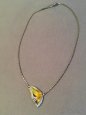 Přívěsek s řetízkem motýl s krystaly Swarovski elements - 1