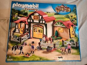 Koňská stáj Playmobil 6926 a sprcha 6929