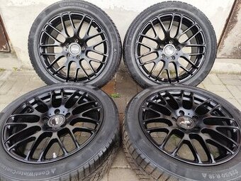 ALU 5x120 r18 PLATIN + PNEU - PĚKNÁ SADA