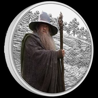 Stříbrná mince Gandalf 1 OZ