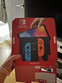 Nintendo Oled + 3best hry N1 - 1