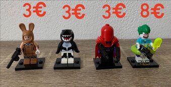 Lego figúrky Star Wars, Batman, Ninjago atď.
