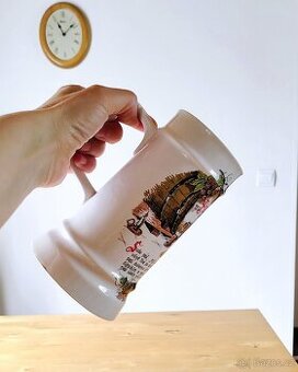 Korbel keramický na pivo